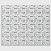 Papier Cadeau Art de souterrain de Londres (Plat)