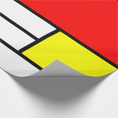 Papier Cadeau Art de style de Mondrian (Coin)