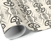 Papier Cadeau Art déco (Coin rond)
