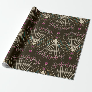 Papier Cadeau Art déco art motif ou nom