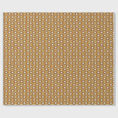 Papier Cadeau Art Déco Fond d'écran Motif, Tan et Brown (Plat)