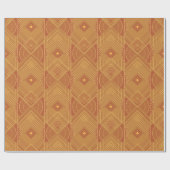 Papier Cadeau Art Deco Geometric Uplift - Golden Sunset (Plat)