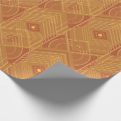 Papier Cadeau Art Deco Geometric Uplift - Golden Sunset (Coin)
