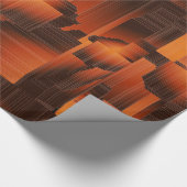 Papier Cadeau Art déco rouille (Coin)