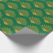 Papier Cadeau Art Déco Sunrise Motif Motif (Coin)