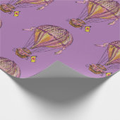 Papier Cadeau Art des ballons à air chaud (Coin)