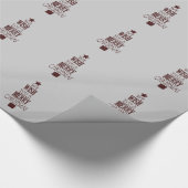 Papier Cadeau Art des mots de l'arbre Noël (Coin)