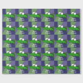 Papier Cadeau Art drôle d'alligator (Plat)