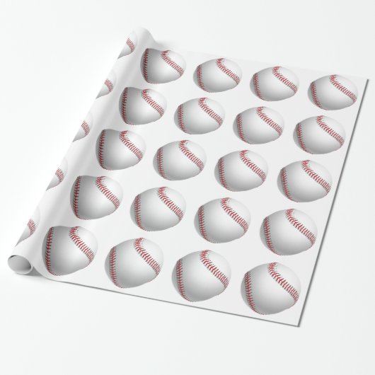 Papier Cadeau Art du baseball (Déroulé)