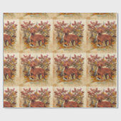Papier Cadeau Art du Braque Hongrois (Plat)