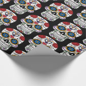 Papier Cadeau Art du crâne humain décoré Thunder_Cove (Coin)