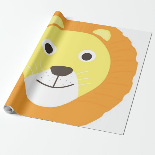 Papier Cadeau art du lion (Déroulé)