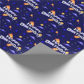 Papier Cadeau Art extra-atmosphérique Wilds Système solaire Astr (Coin)