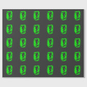 Papier Cadeau Art faisant de la planche à roulettes de graffiti (Plat)