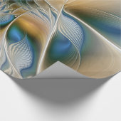 Papier Cadeau Art Fractal De L'Imaginaire Abstrait En Plein Esso (Coin)