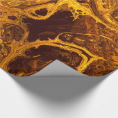 Papier Cadeau Art fractal incendie 2 (Coin)