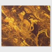 Papier Cadeau Art fractal incendie 2 (Plat)