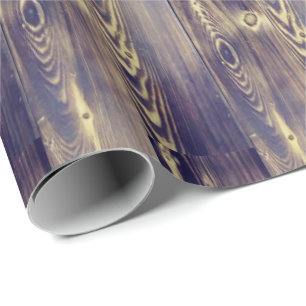 Papier Cadeau Art grain de bois