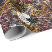 Papier Cadeau Art imbriqué (AOM Design) (Coin rond)