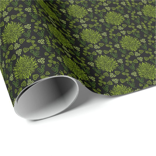 Papier Cadeau Art maori néo-zélandais (Coin rond)