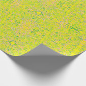 Papier Cadeau art moderne chartreuse d'art abstrait de vert (Coin)