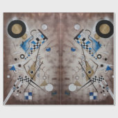 Papier Cadeau Art moderne de la moitié du siècle abstraite de (Plat)