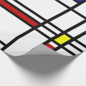 Papier Cadeau Art moderne de Mondrian (Coin)