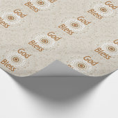 Papier Cadeau Art Motif Africain Traditionnel Imprimer (Coin)