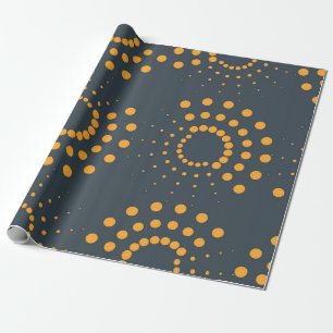 Papier Cadeau Art motif géométrique moderne, simple et abstrait