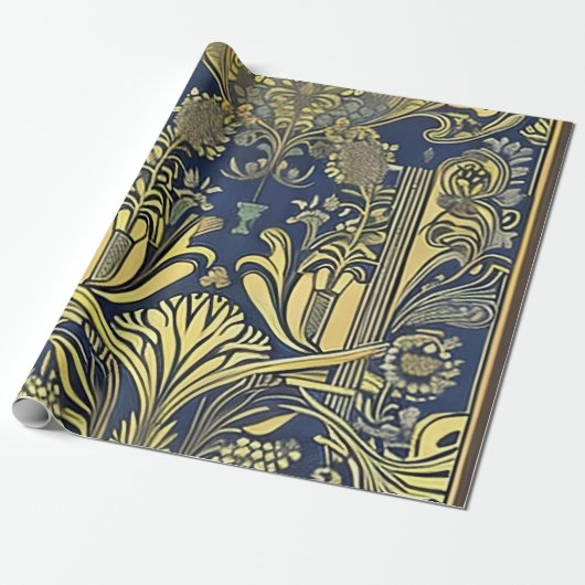 Papier Cadeau Art Nouveau (Déroulé)