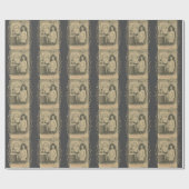 Papier Cadeau Art nouveau Alphonse mucha femme photo d'art (Plat)