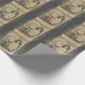 Papier Cadeau Art nouveau Alphonse mucha femme photo d'art (Coin)