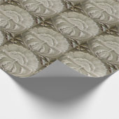 Papier Cadeau Art nouveau jugendstil carreaux de fleurs design b (Coin)