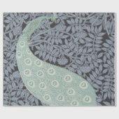 Papier Cadeau Art Nouveau Peacock Classic Vintage Bird (Plat)
