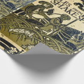 Papier Cadeau Art Nouveau Shakespeare Couverture du livre (Coin)