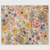 Papier Cadeau Art Nouveau Style Art Nouveau Art fin peinture flo (Plat)