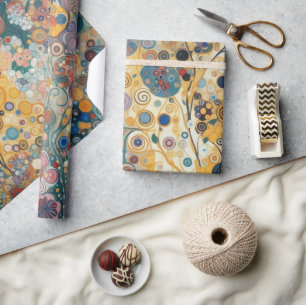 Papier Cadeau Art Nouveau Style Art Nouveau Art fin peinture flo