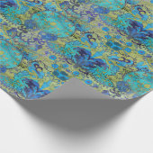 Papier Cadeau Art Nouveau William Morris 1960 1970 Mod Retro (Coin)