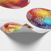 Papier Cadeau Art numérique de Noël Baubles (Coin)