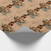 Papier Cadeau Art numérique de poupée multimédia mixte (Coin)