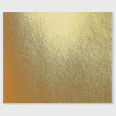 Papier Cadeau Art Or brillant (Plat)