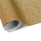 Papier Cadeau Art Or brillant (Coin rond)
