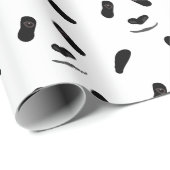 Papier Cadeau Art Panda (Coin rond)