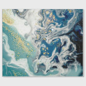 Papier Cadeau Art, peinture- Couleur gris naturel : métallique, (Plat)