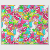 Papier Cadeau Art pop (Plat)