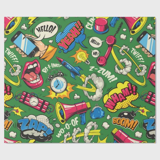 Papier Cadeau Art pop (Plat)