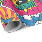 Papier Cadeau Art pop (Coin rond)