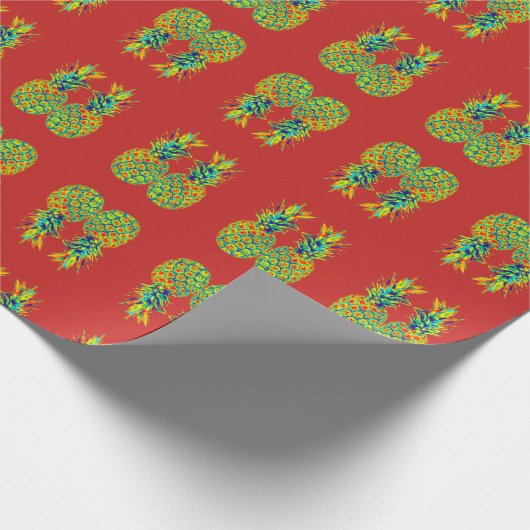 Papier Cadeau Art Pop Ananas  (Coin)