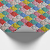 Papier Cadeau Art pop baseball (Coin)