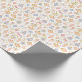 Papier Cadeau Art populaire ornements de Noël (Coin)